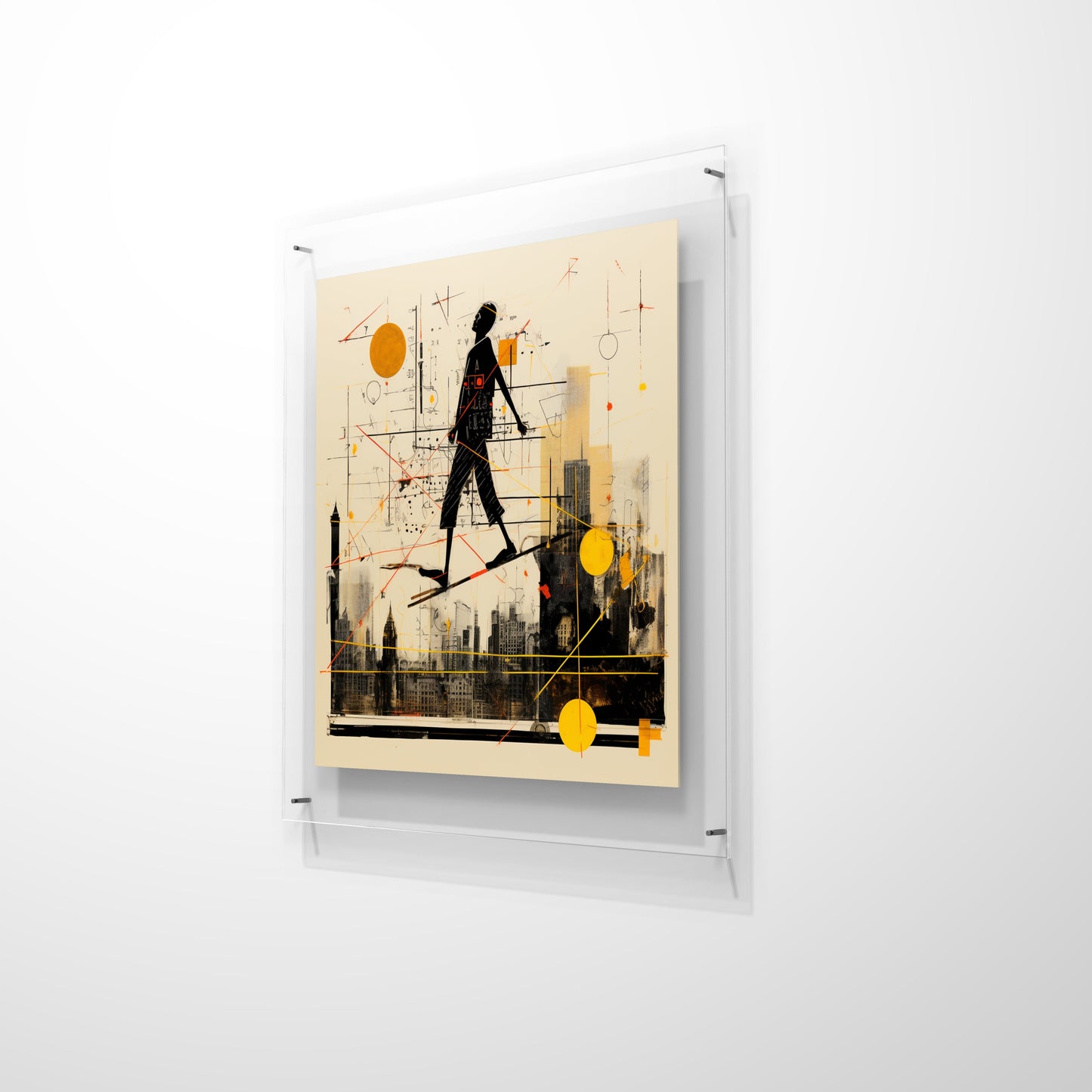 Walking in Sky Garden Wall Art