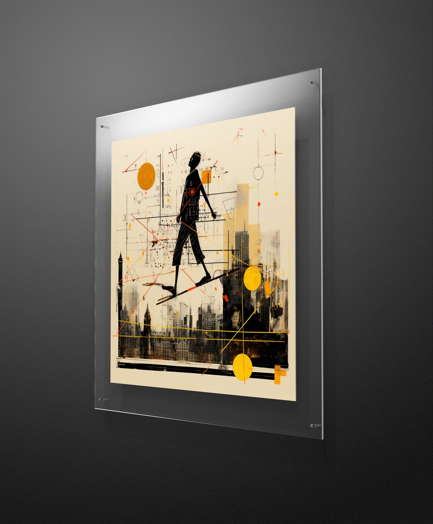 Walking in Sky Garden Wall Art