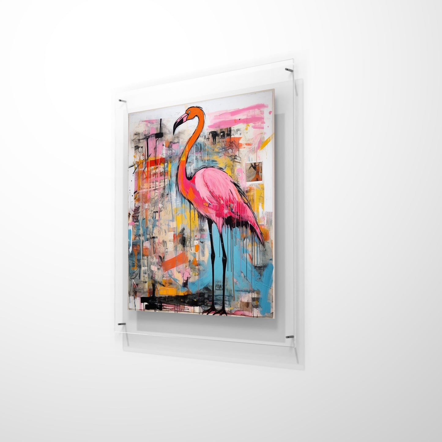 Flamingo Garden Wall Art