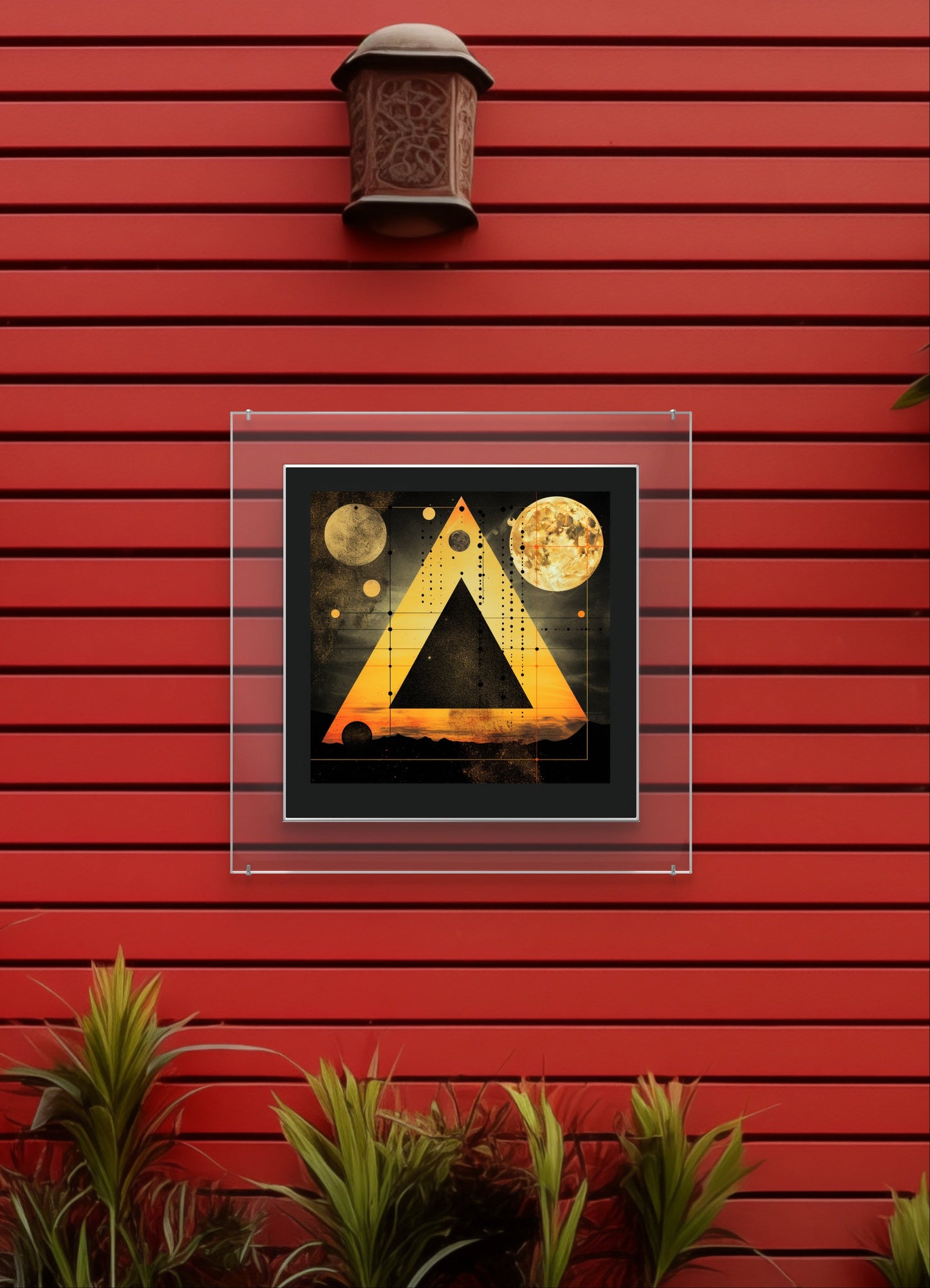 Two Moons Garden Wall Art