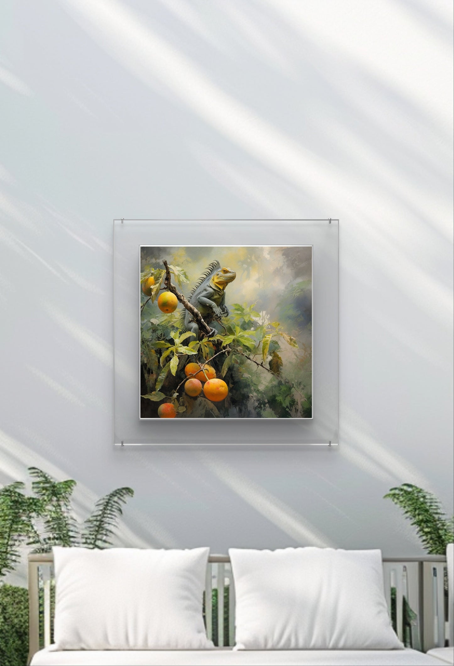 Orange Forest Garden Wall Art