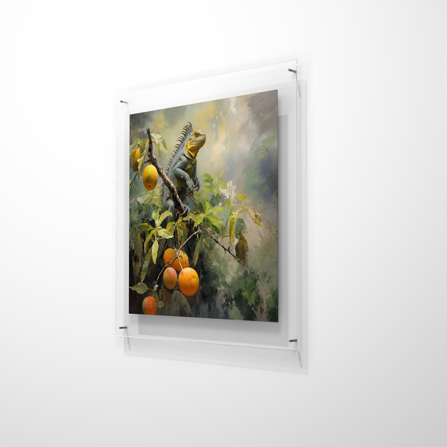 Orange Forest Garden Wall Art