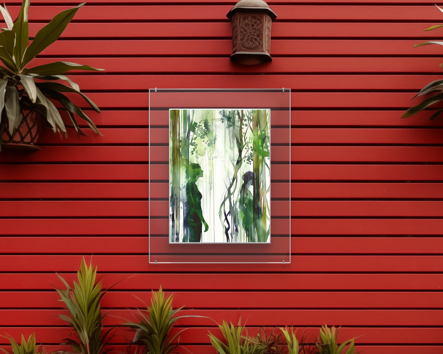 I Am Behind You Garden Wall Art