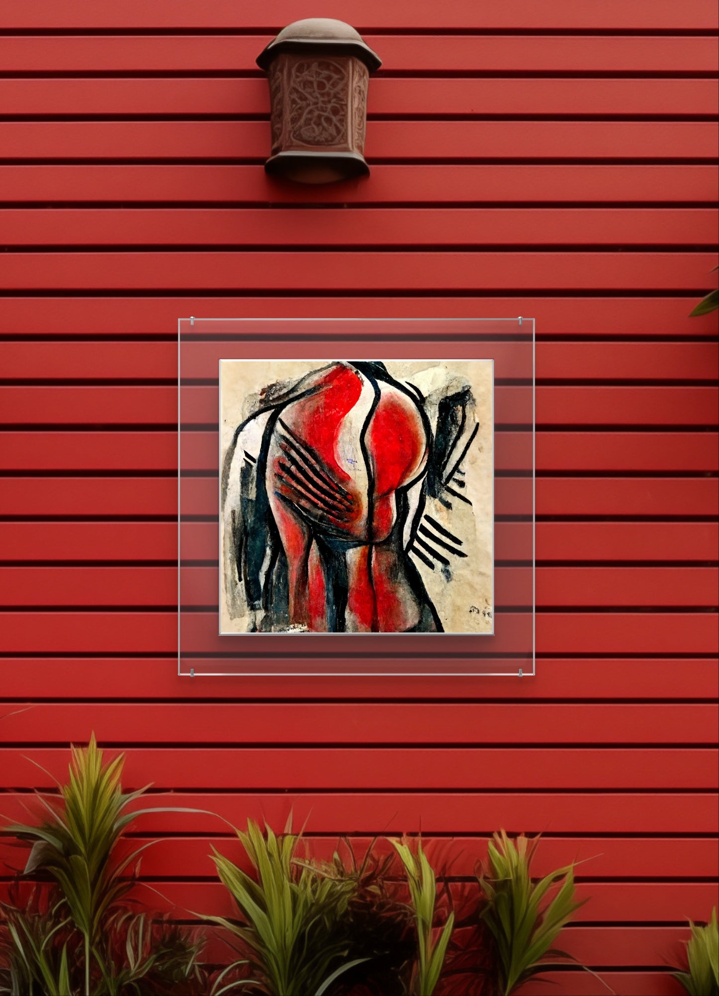 Slapped Cheeks Garden Wall Art