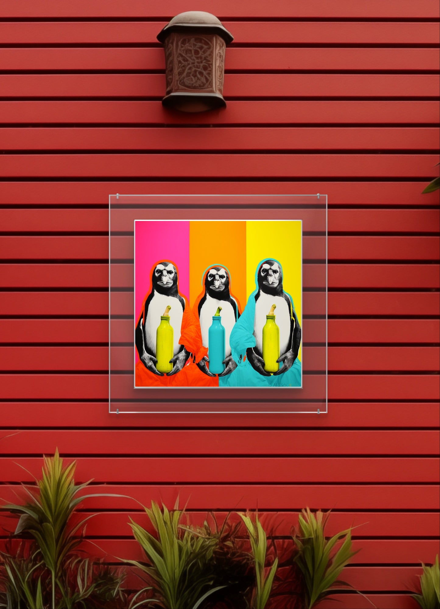 Three Cool Mates Garden Wall Art