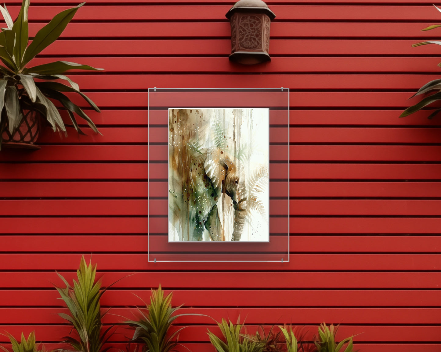 Elephant Garden Wall Art