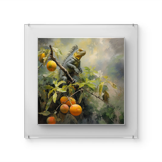 Orange Forest Garden Wall Art