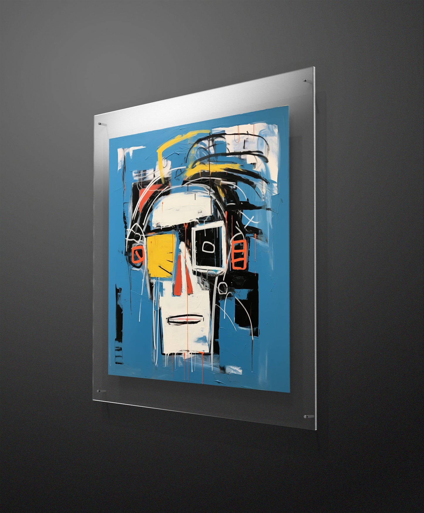 Monkey Cyborg Garden Wall Art