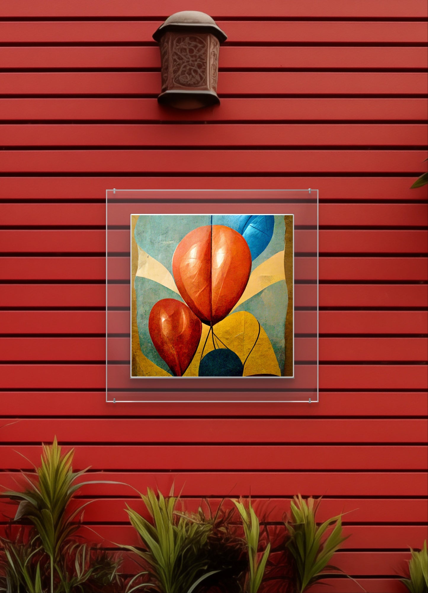 Balloon Cheeks Garden Wall Art