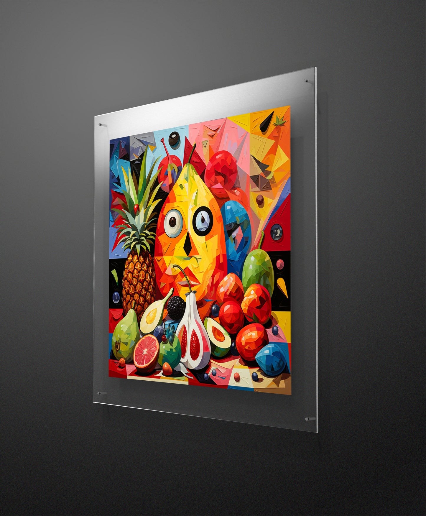 Suprised Fruits Garden Wall Art