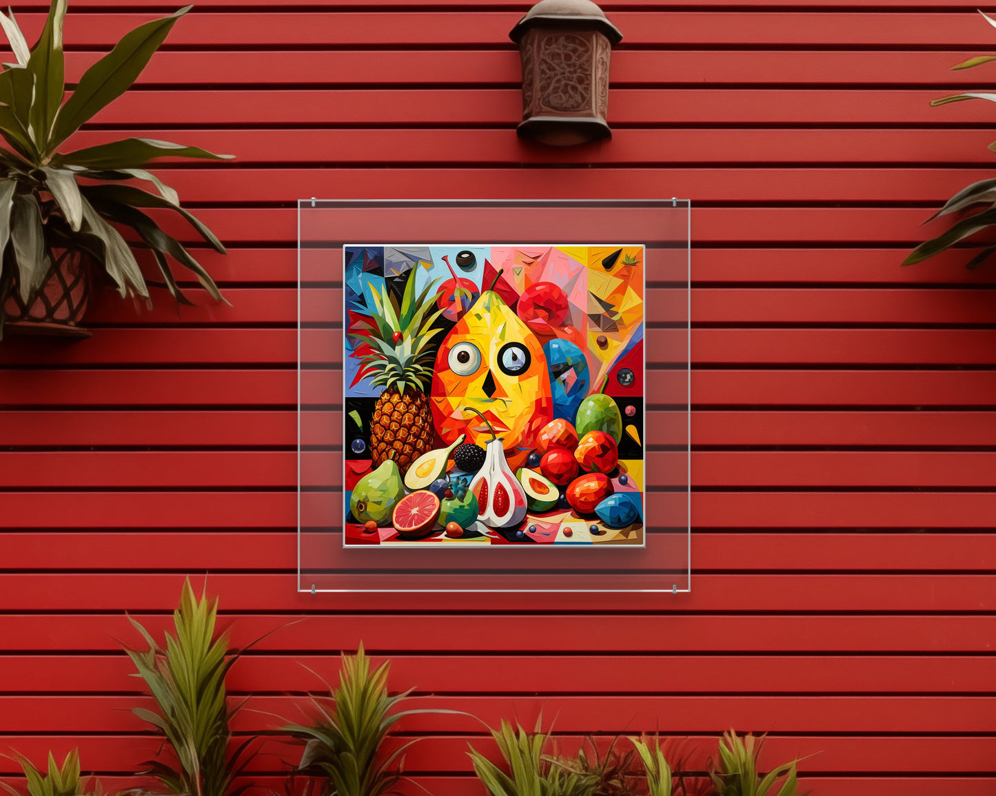 Suprised Fruits Garden Wall Art