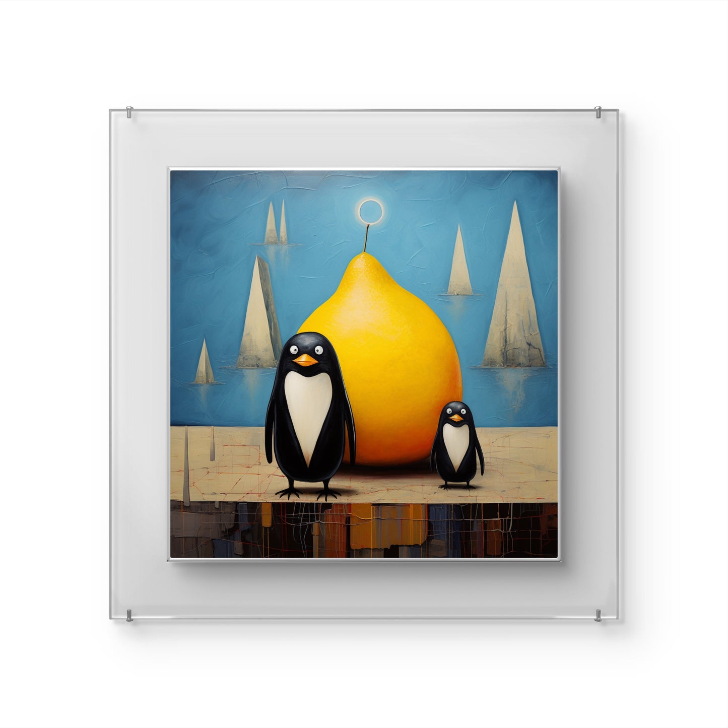 Penguin Boys Garden Wall Art