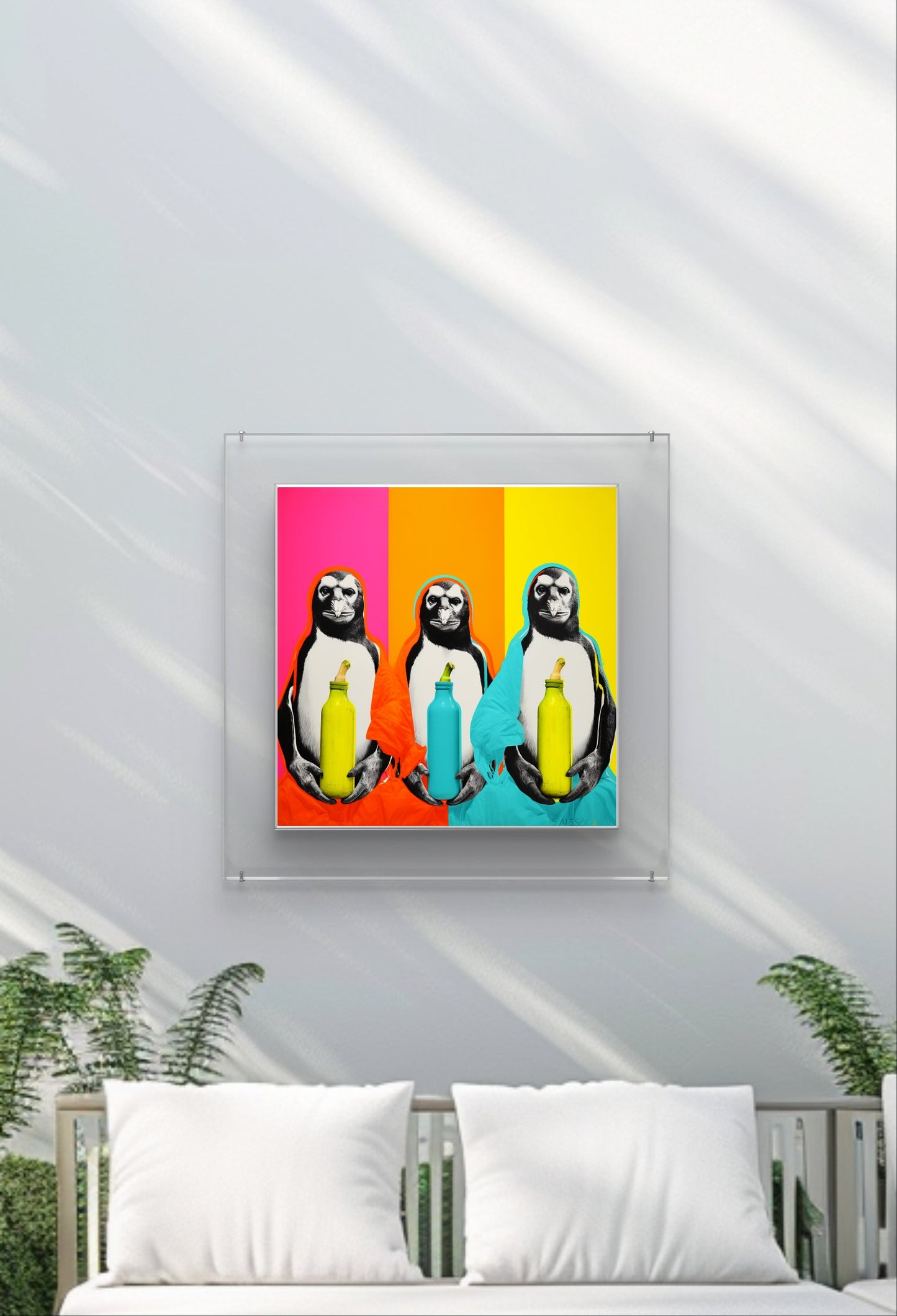 Three Cool Mates Garden Wall Art