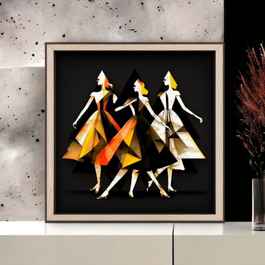 Modern Wall Art-Ballerinas